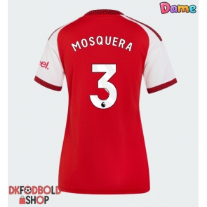 Arsenal Cristhian Mosquera #3 Hjemmebanetrøje Dame 2026-27 Kort ærmer Arsenal Cristhian Mosquera #3 Hjemmebanetrøje Dame 2026-27 Kort ærmer